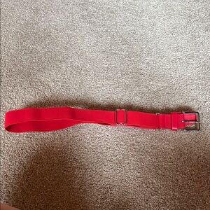 Red Under Armour Softball Belt- Youth